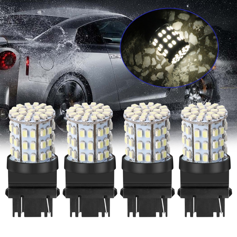 Bộ 4 Đèn Led Tín Hiệu 1206SMD 64 Bóng Chuyên Dụng Cho Xe Hơi Xe Tải