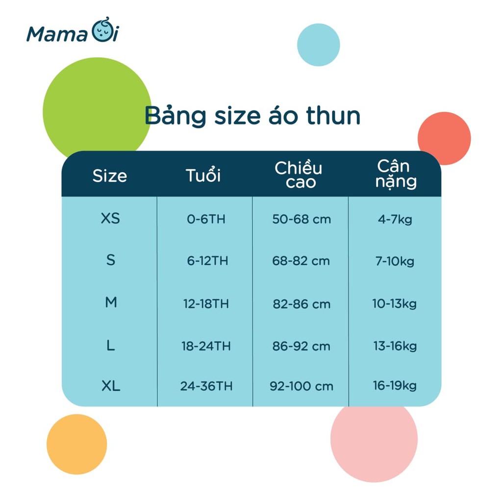 AT01 Áo ba lỗ in hình khủng long vải thun cotton co dãn 4 chiều áo mùa hè từ 0-3 tuổi của Mama Ơi- Thời trang cho bé