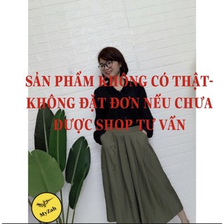 Quần giả váy ống rộng 49K