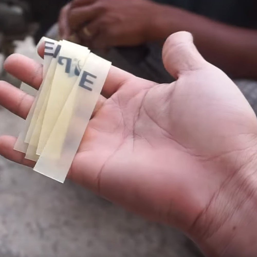 10 Dây Thun Cao Su PRECISE Dày 0.65mm,Khổ 19x11x150mm buộc sẵn da