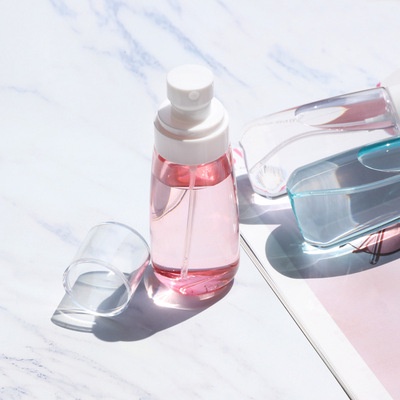 Chai xịt rỗng trong suốt chiết mỹ phẩm dung tích 100ml nhiều màu tùy chọn tiện dụng cho du lịch