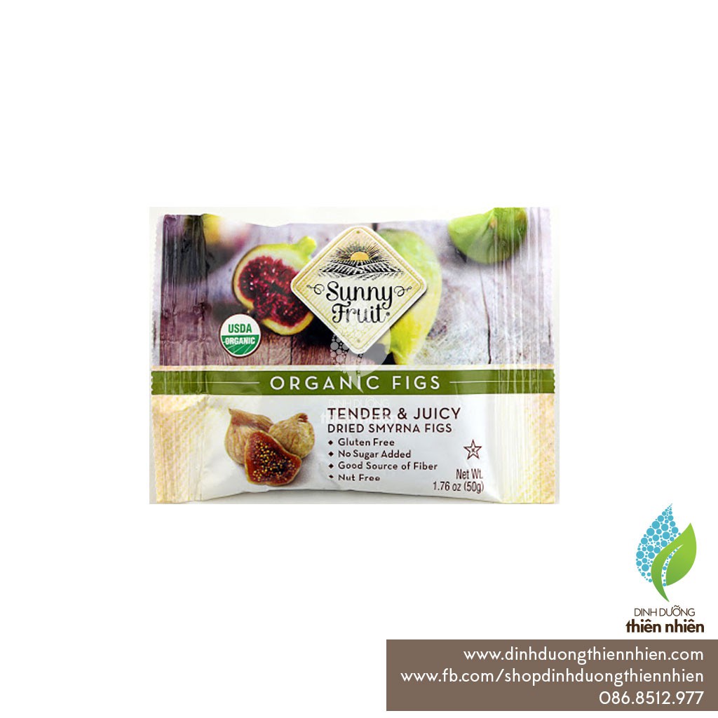 Trái Sung Khô Hữu Cơ Sultana Sunny Fruit Organic Dried Figs