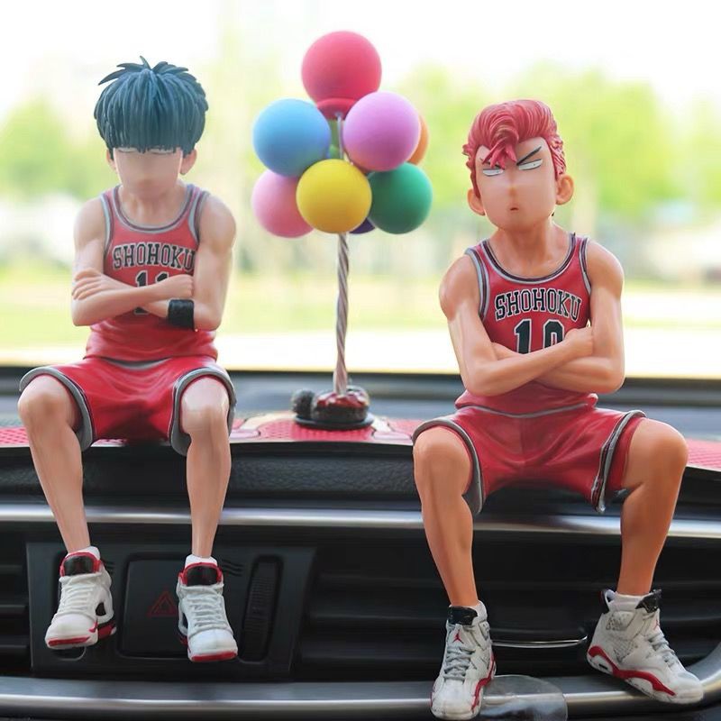 Sakuragi Flower Road Figure Slam Dunk Master Rukawa Maple Anime Model Toy Case Net Red Doll Car Trang tríone piece