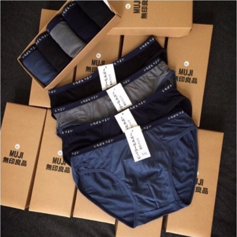 Hộp 4 chiếc sịp chéo TAM GIÁC cotton cạp Nhật cao cấp dành cho nam, chất liệu mềm mịn bền đẹp thoáng mát.