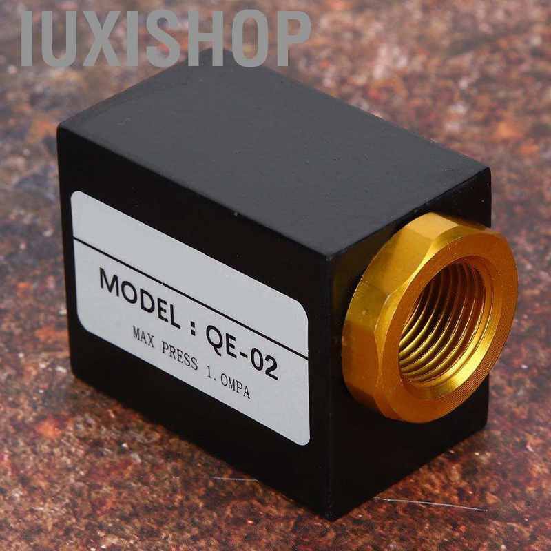 Iuxishop Pneumatic G1/4&quot; Inlet Port Air Quick Exhaust Valve Aluminum QE-02