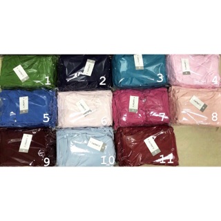 Combo 10 bộ bozip trơn nhiều màu khách đặt