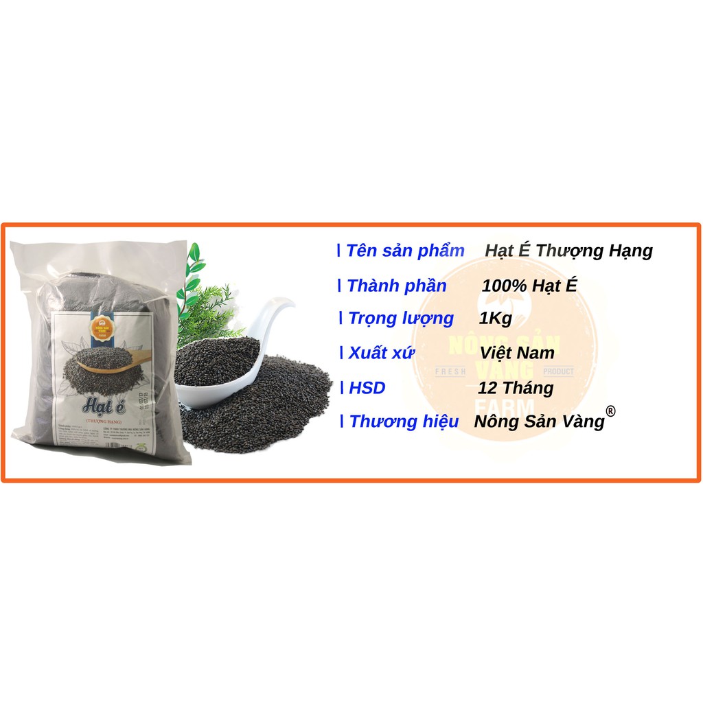 Hạt É Cao Cấp 1kg - Nông Sản Vàng
