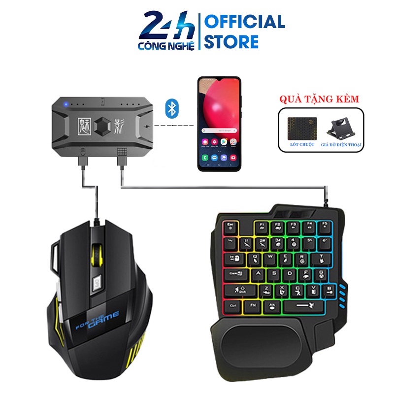 Bộ bàn phím chuột + dock điện thoại G6 - M1 pro chơi Game siêu nhạy +    - K1351