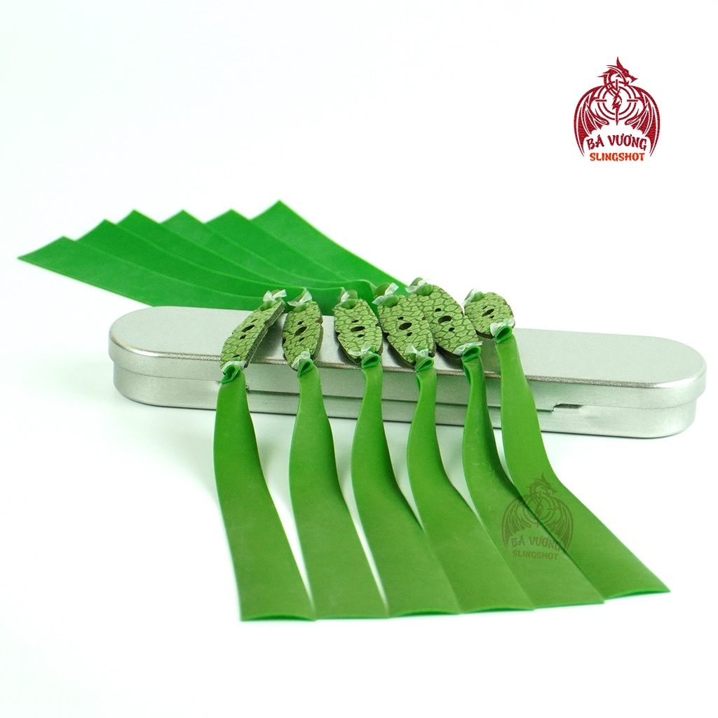 thun quỷ xanh cột da ná quỷ xanh khổ 13-19-150, thun ná cao su, dây ná cao su