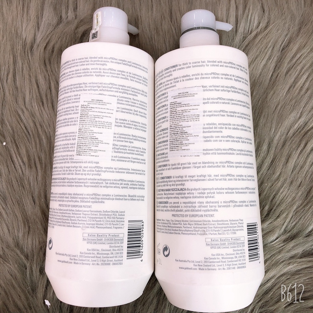Bộ dầu gội xả dành cho tóc nhuộm màu COLOR EXTRA RICH GOLDWELL