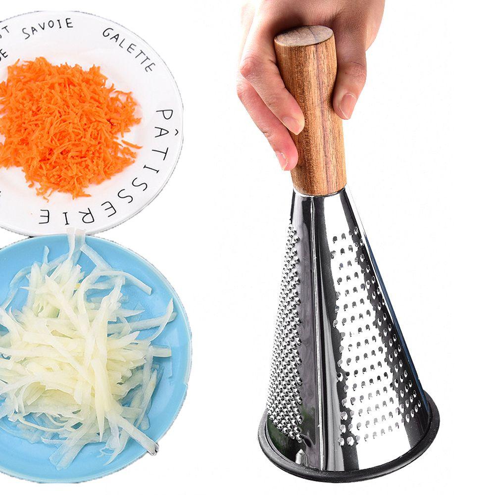 1 Dụng Cụ Bào Rau Củ Đa Năng Bằng Thép Không Gỉ Tay Cầm Gỗ
