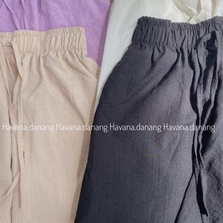 Quần đùi vải đũi