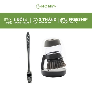 Cọ rửa ly cốc thủy tinh, cọ rửa chảo đa năng Ghome bộ dụng cụ vệ sinh đồ bếp thông minh NBM3