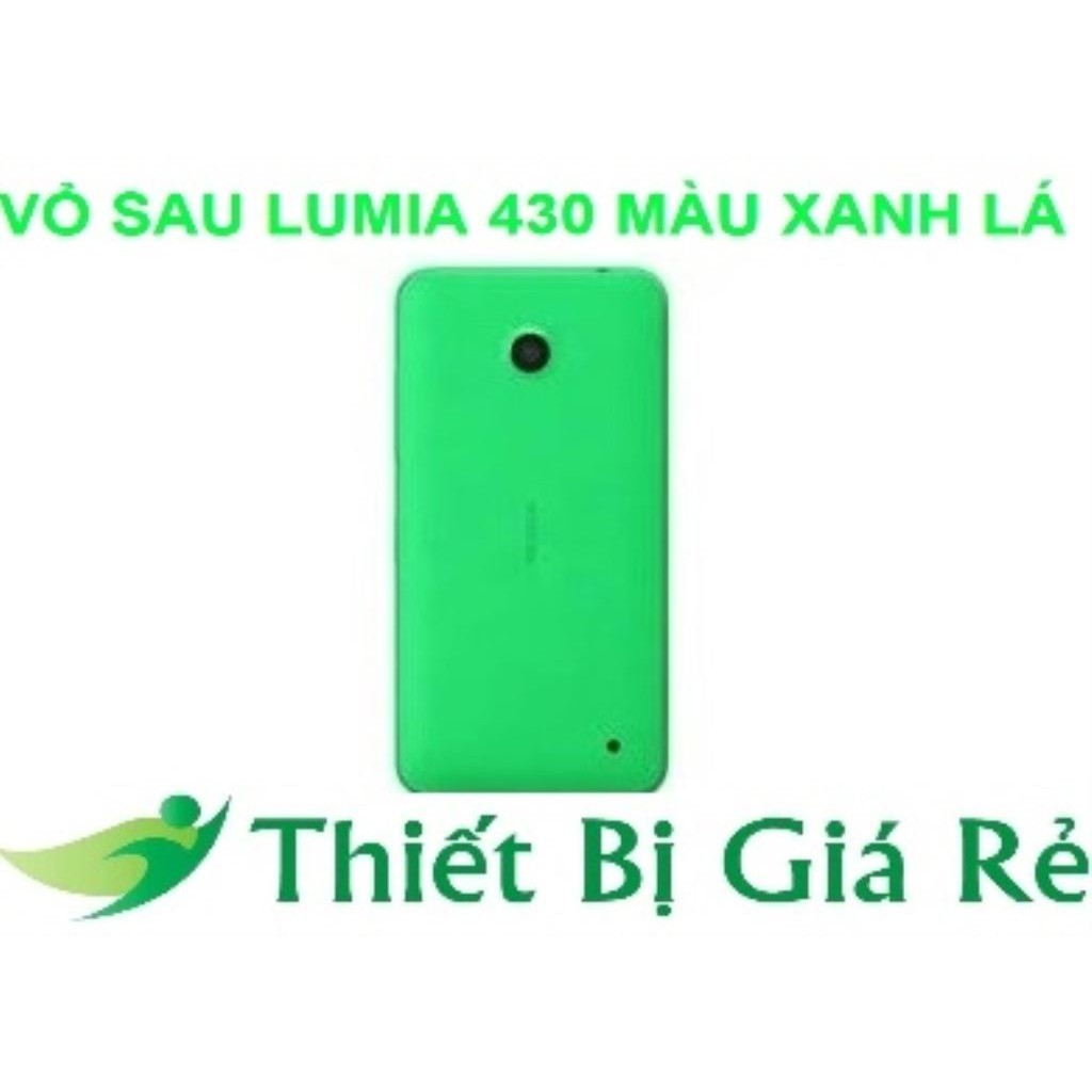 VỎ SAU LUMIA 430 MÀU XANH LÁ