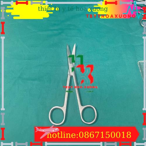 [Hàng Chính Hãng] Kéo Y Tế Cong Nhọn 2 Đầu 18cm - Pakistan