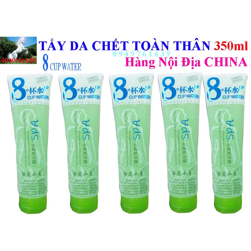 GEL TẨY DA CHẾT TOÀN THÂN SPA 8 CUP WATER