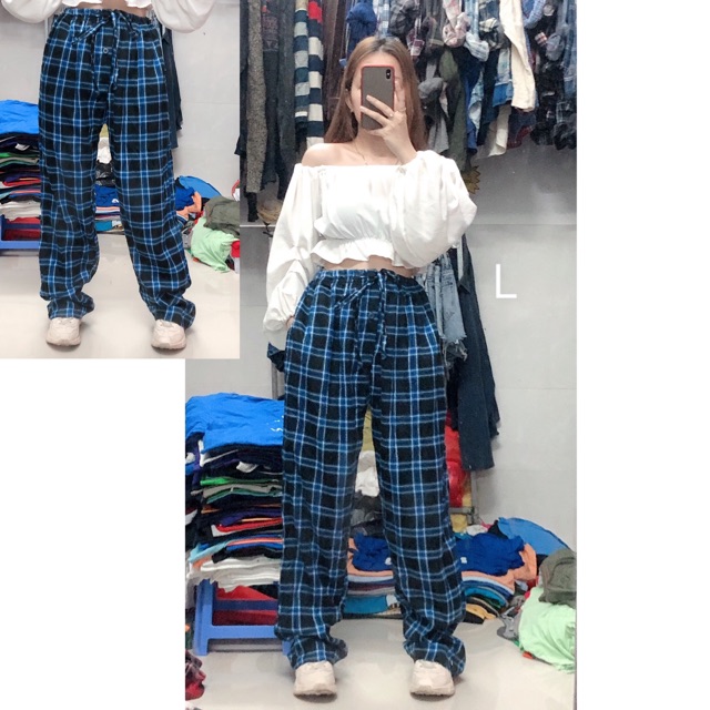 Quần flannel pants