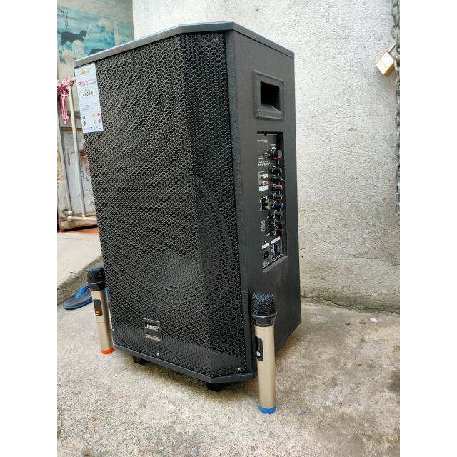 Loa kéo bose X1521 bass 4 tất tặng 2 micro không dây UHF chỉnh tần số [ CÓ VIDEO MÔ TẢ ]