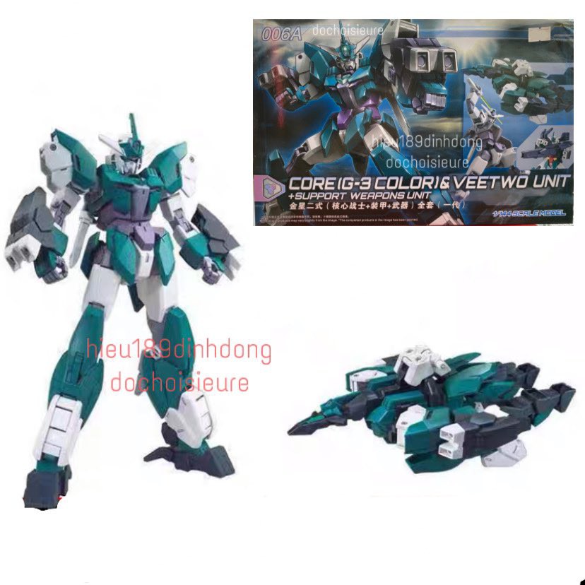 Lắp ráp gundam hg 1/144 veetwo 006A