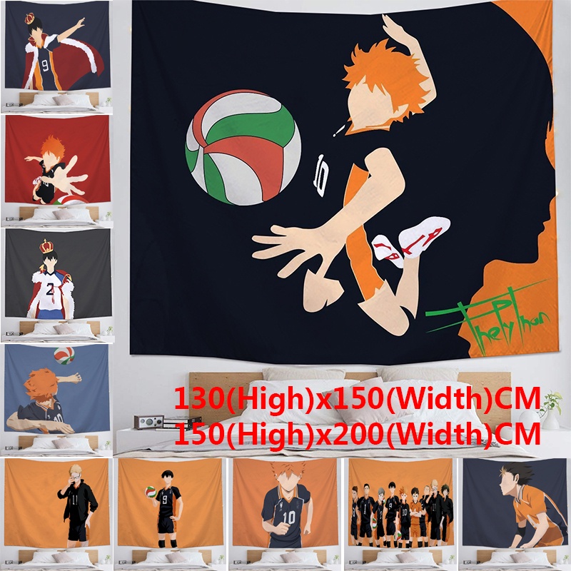 Thảm treo tường in hình Anime Haikyuu độc đáo 150x130cm/200x150cm