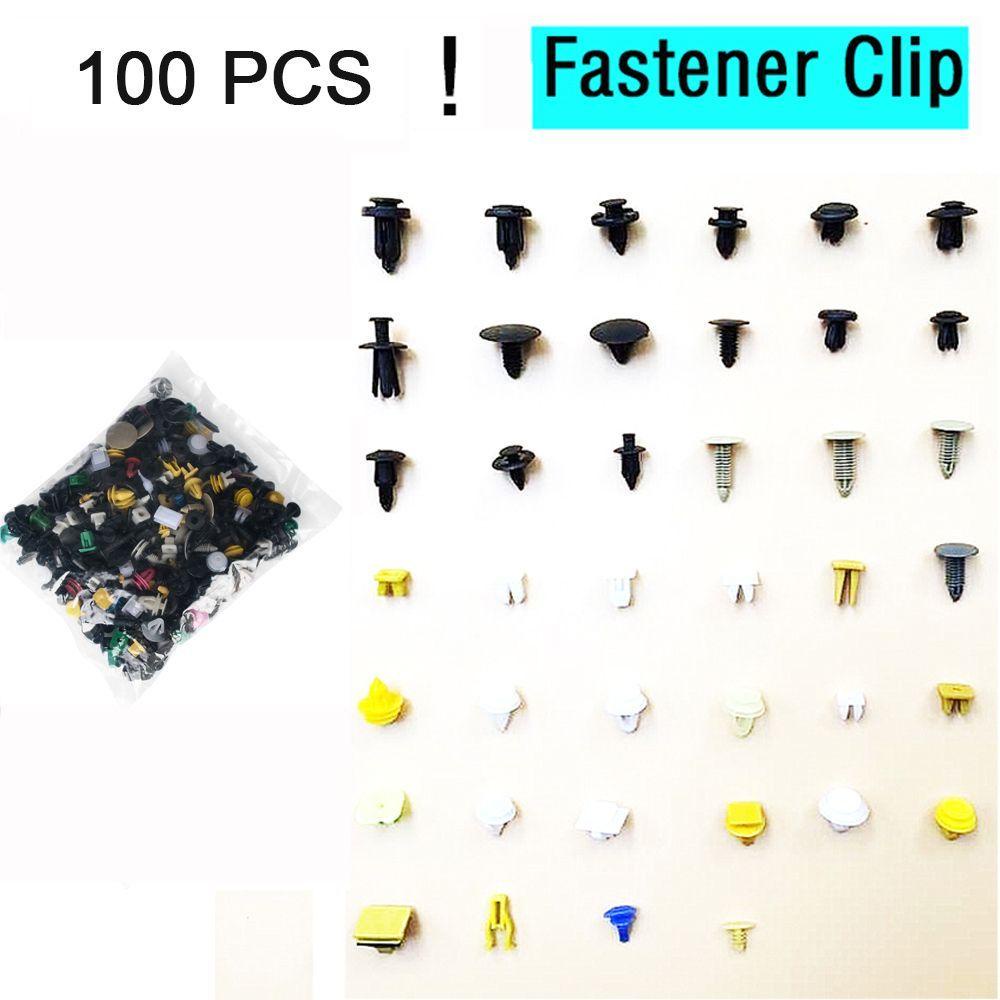 Set 100 Đinh Tán Bằng Nilon Chuyên Dụng Cho Cửa Xe Hơi Fender
