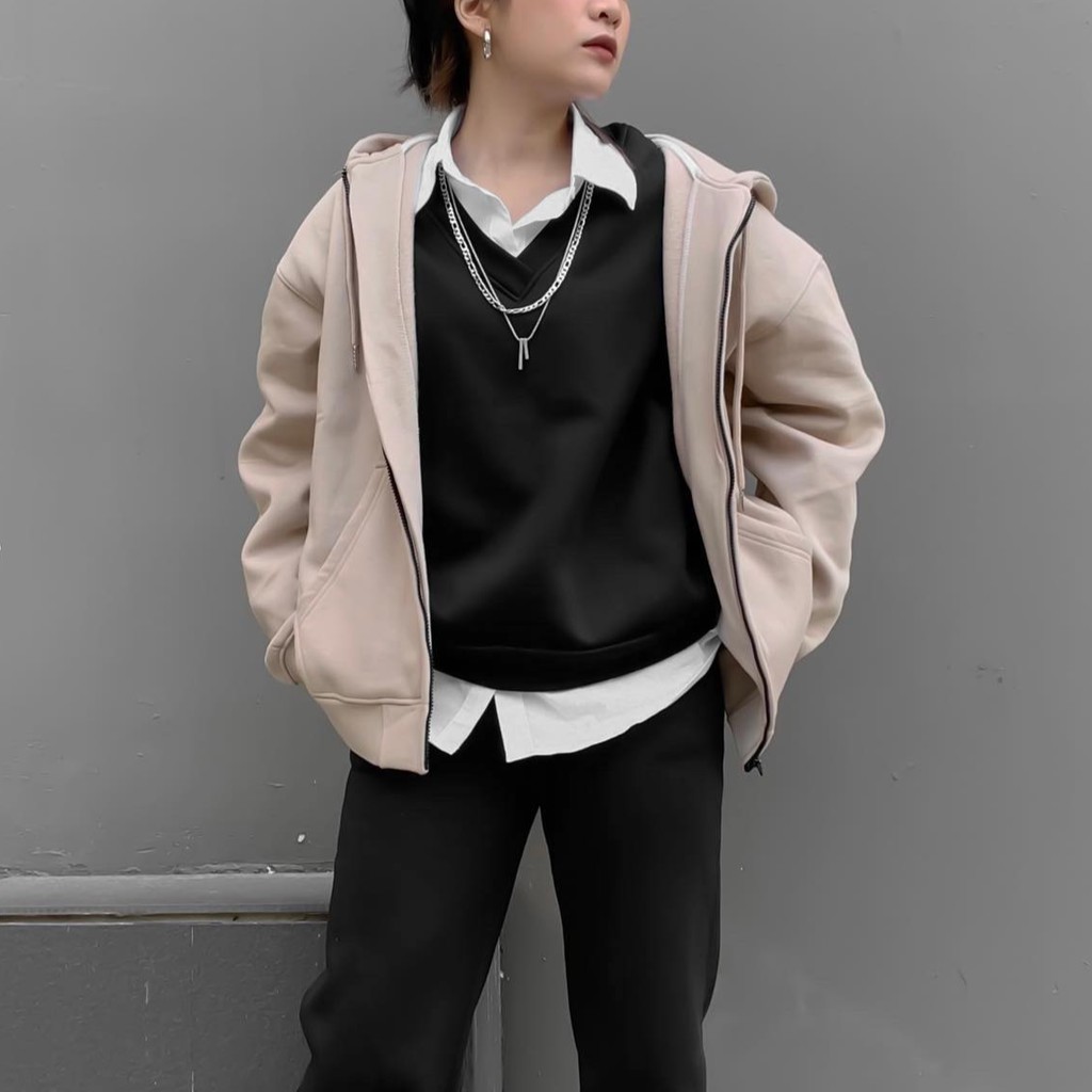 [Mã FAGREAT1505 giảm 8% tối đa 50K đơn 250K] Áo Khoác Nón Trơn Chubbie Originals (Hoodie Zip Originals) | BigBuy360 - bigbuy360.vn