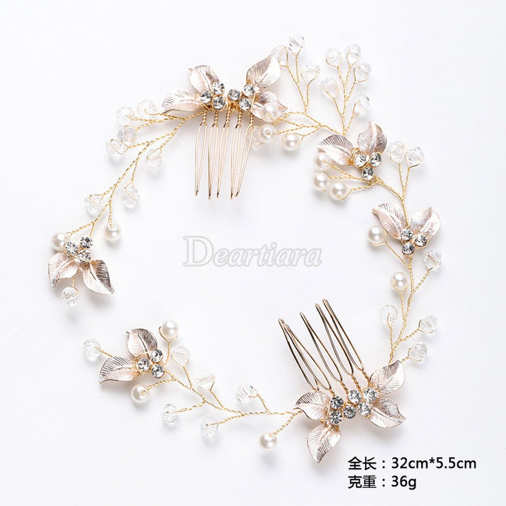 Dây Hoa Trang Trí Tóc Cho Cô Dâu