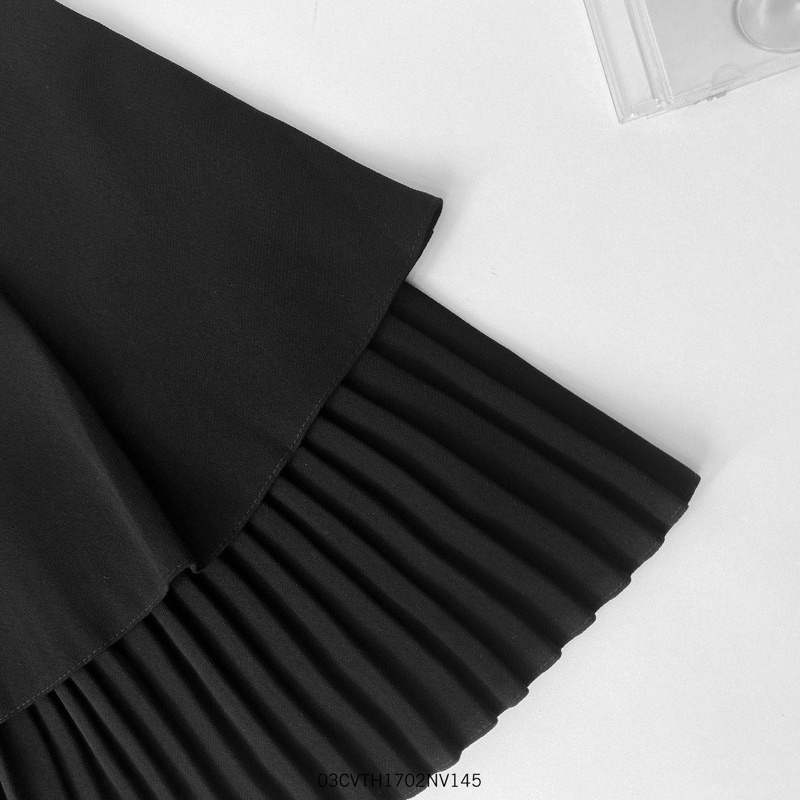Chân váy 2 tầng xếp ly