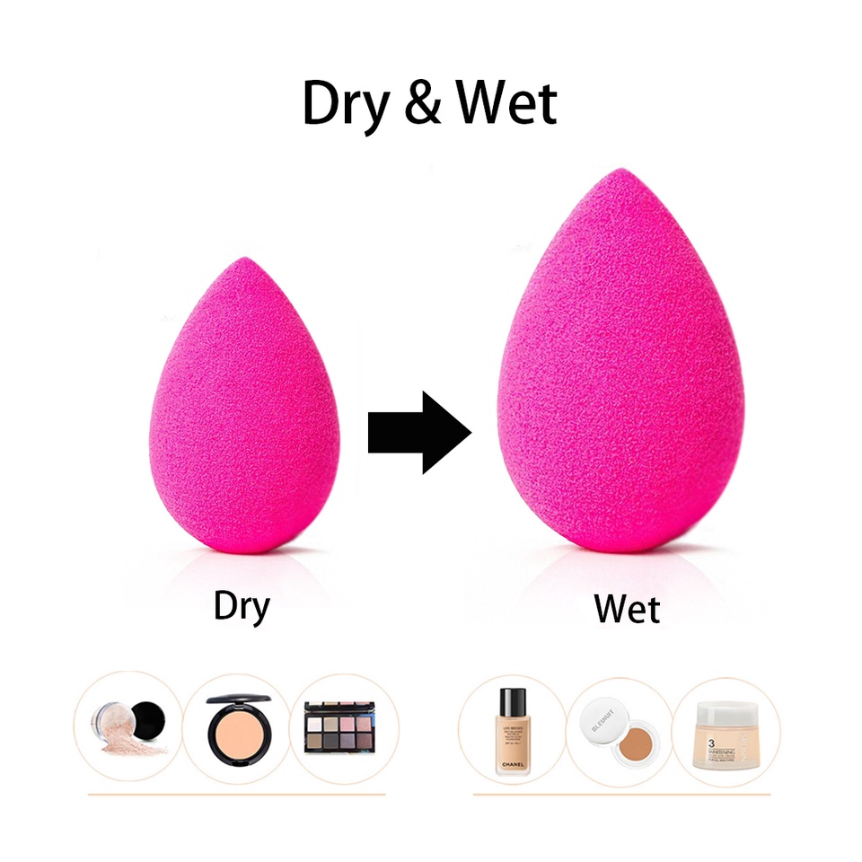 1 Mút Trang Điểm Hình Giọt Nước Đánh Phấn Nền, Che Khuyết Điểm