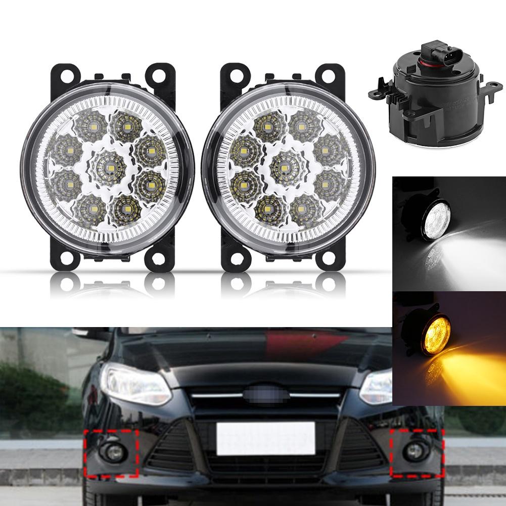 Đèn định vị ban ngày , đèn sương mù 9 LED cho xe hơi