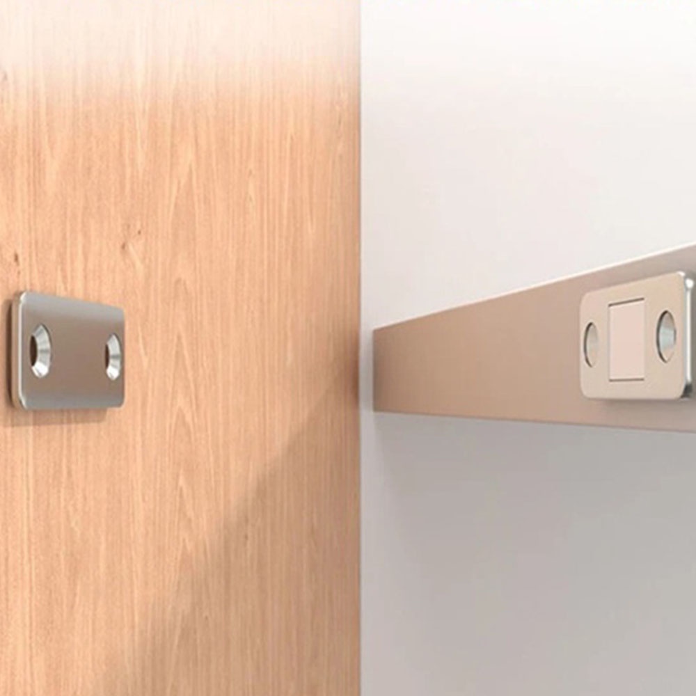 Khóa Chặn Cửa Trượt Từ Tính Vô Hình Không Cần Khoan