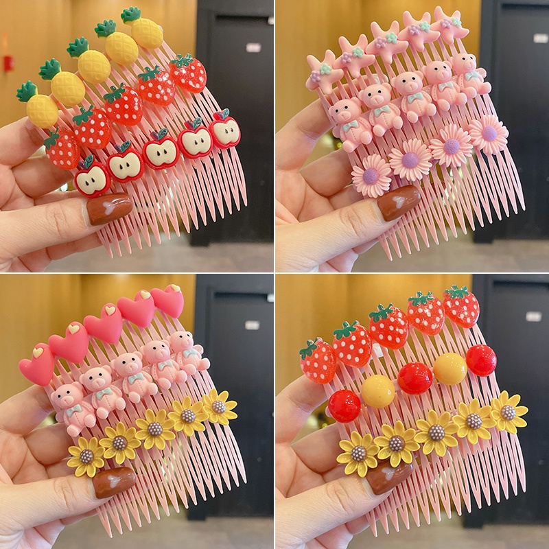 Lược Chải Tóc Kiểu Dáng Hoạt Hình Phong Cách Hàn Quốc Dành Cho Trẻ Em