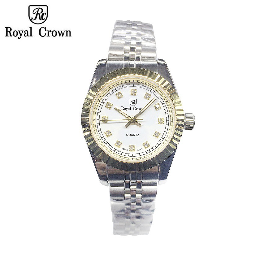 Đồng Hồ Nữ Chính Hãng Royal Crown Italy 7701 Stainless Steel Watch