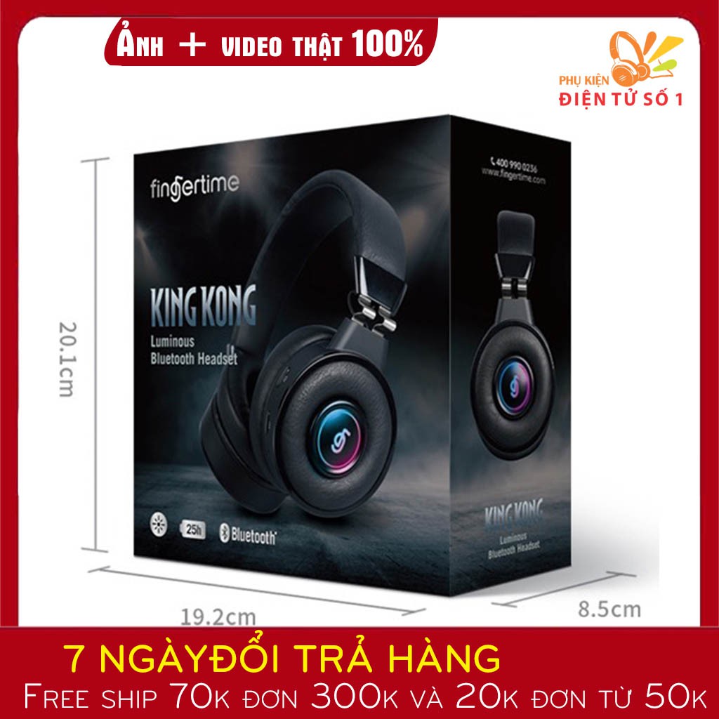 [Chính hãng - BH đổi 1-1] Tai nghe chụp tai bluetooth kingkong bản cao cấp chất lượng cực xịn ,âm thanh vượt trội | BigBuy360 - bigbuy360.vn