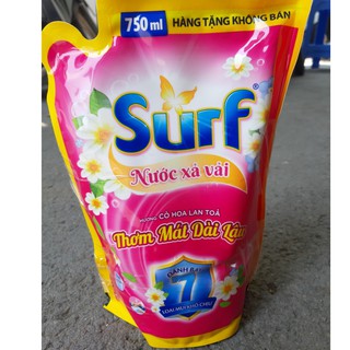 (MỚI) Nước Xả Vải SURF 750ML  Khử Mùi Hương Hoa Lan Tỏa và Hương Hoa Lôi Cuốn
