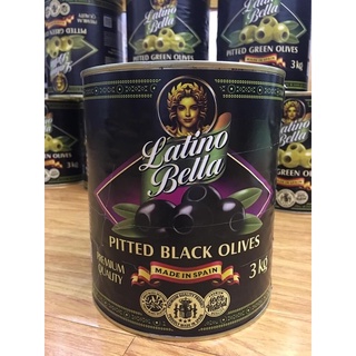 Quả Oliu đen tách hạt Latino Bella 3kg