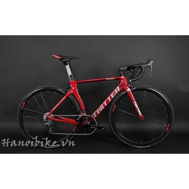 Xe đạp thể thao tay cong Twitter Thuner Plus R2000 2*8 speed