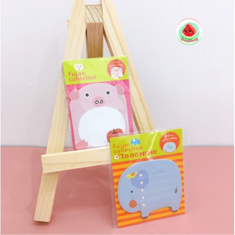 Giấy Note Động Vật Xinh Xắn (20 tờ) - Giấy Note Sticky Trang Trí Sổ/ Góc Học Tập Duashop