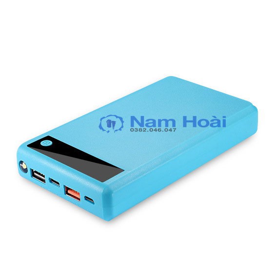 Box sạc dự phòng 6 cell hổ trợ sạc nhanh QC 3.0, PD 3.0, VOOC 3.0