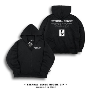[Áo khoác zip Insane®] Eternal Sense Hoodie Zip - màu Đen