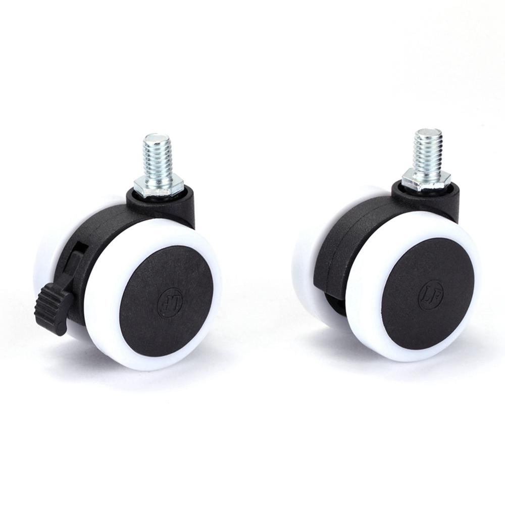 Set 4 Bánh Xe Thay Thế 1.5 inch Kèm Phanh M8