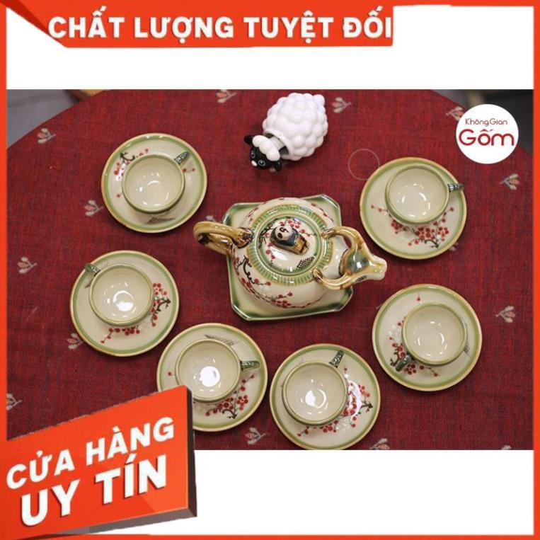 Giá hủy diệt -  Ấm chén trà con trâu Bát Tràng