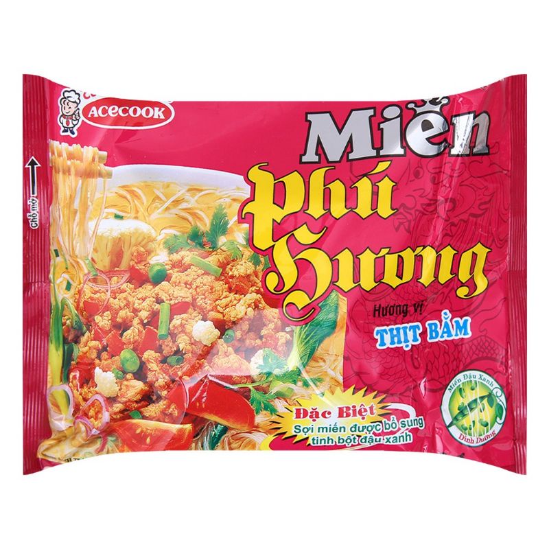 Acecook Miến Phú Hương Thịt Bằm 55g mới về ạ
