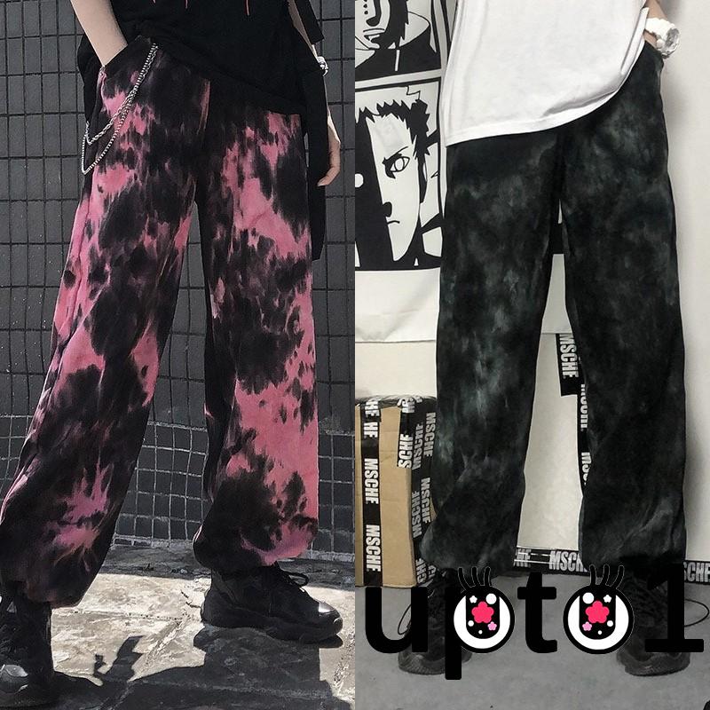 Quần dài màu loang thời trang phối dây xích có túi thích hợp đi mua sắm/ hàng ngày dành cho nữ