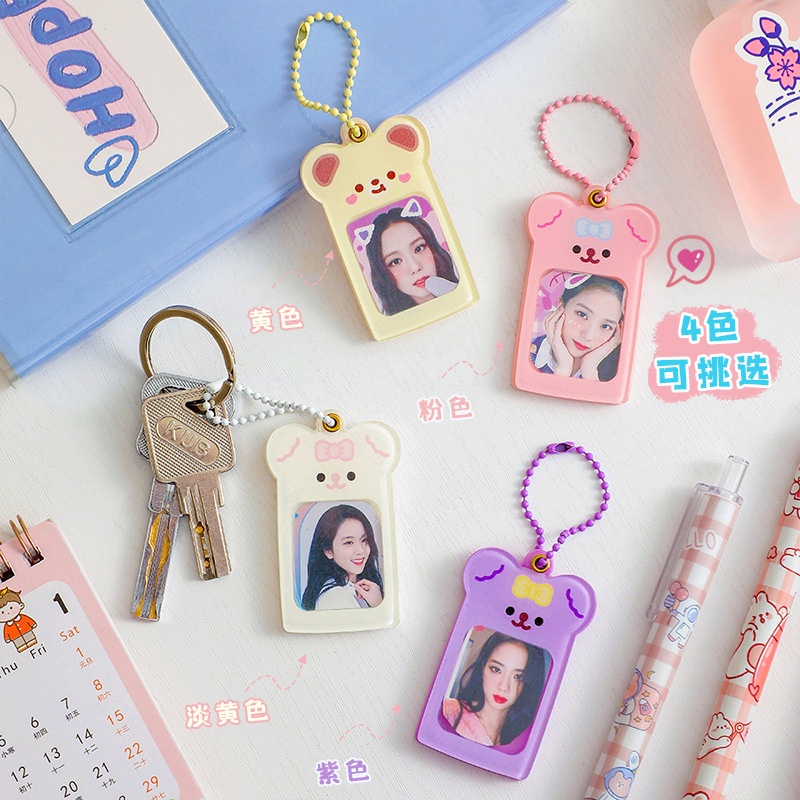 Móc Khóa Acrylic Hình Chú Gấu Hoạt Hình Đáng Yêu