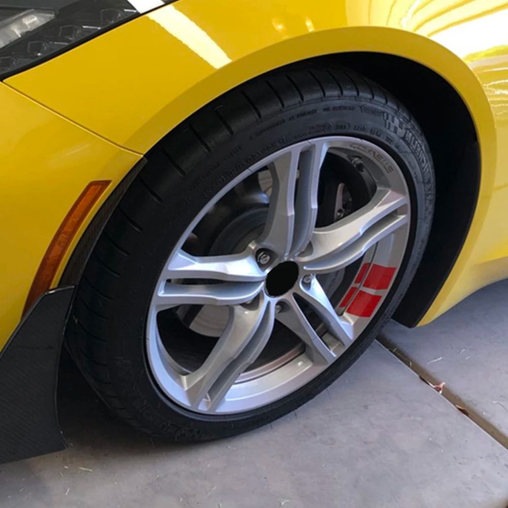 Bộ 6 miếng dán Vành Bánh Xe Trang Trí Phản Quang Tiện Dụng