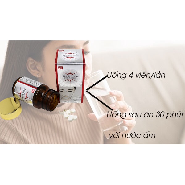 Viên uống trắng da, chống nắng Super White Ribeto Nhật Bản