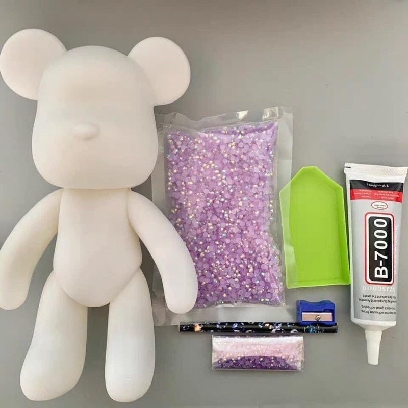 GẤU BEARBRICK ĐÍNH ĐÁ