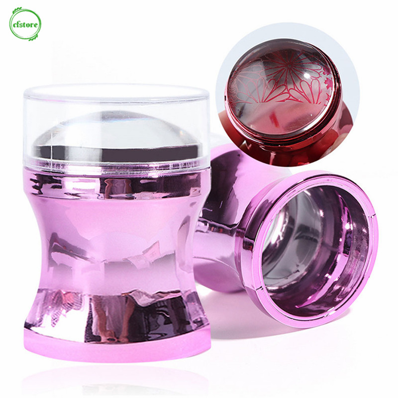 Con Dấu Dập In Móng Tay Đầu Bằng Silicon Trong Suốt