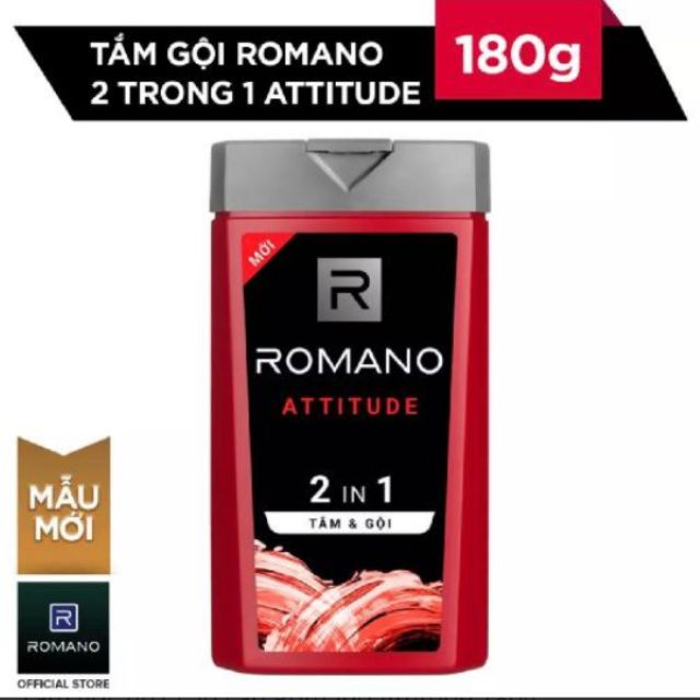 Romano - Tắm Gội 2in1 Classic / Attitude 180g